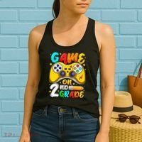 2Nd Grade Level Unlocked Game On 2Nd Grade Back To School Women's Tank Top thumb 2