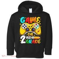 2Nd Grade Level Unlocked Game On 2Nd Grade Back To School Toddler Hoodie thumb 0