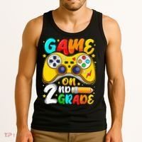 2Nd Grade Level Unlocked Game On 2Nd Grade Back To School Tank Top thumb 3