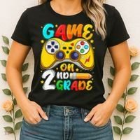 2Nd Grade Level Unlocked Game On 2Nd Grade Back To School Women's T-Shirt thumb 2