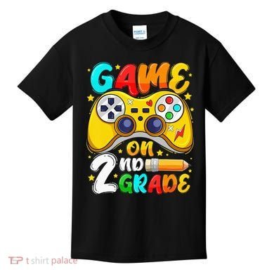 2Nd Grade Level Unlocked Game On 2Nd Grade Back To School Kids T-Shirt