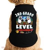2nd Grade Level Unlocked Video Game Back To School Doggie Tank thumb 0