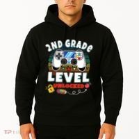 2nd Grade Level Unlocked Video Game Back To School Hoodie thumb 2