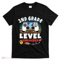 2nd Grade Level Unlocked Video Game Back To School T-Shirt thumb 0