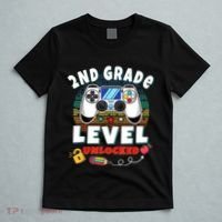 2nd Grade Level Unlocked Video Game Back To School T-Shirt thumb 5