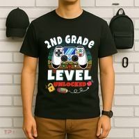 2nd Grade Level Unlocked Video Game Back To School T-Shirt thumb 6