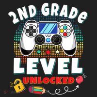 2nd Grade Level Unlocked Video Game Back To School Beanie thumb 2