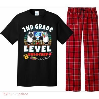 2nd Grade Level Unlocked Video Game Back To School Pajama Set