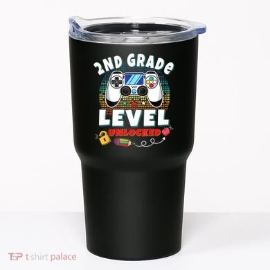 2nd Grade Level Unlocked Video Game Back To School Tumbler