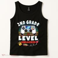 2nd Grade Level Unlocked Video Game Back To School Tank Top thumb 2