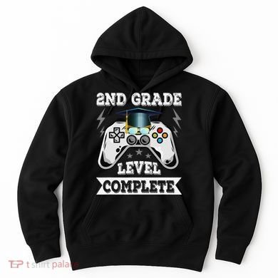 2nd Grade Level Complete Last Day Of School Graduation Hoodie
