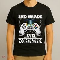 2nd Grade Level Complete Last Day Of School Graduation T-Shirt thumb 3