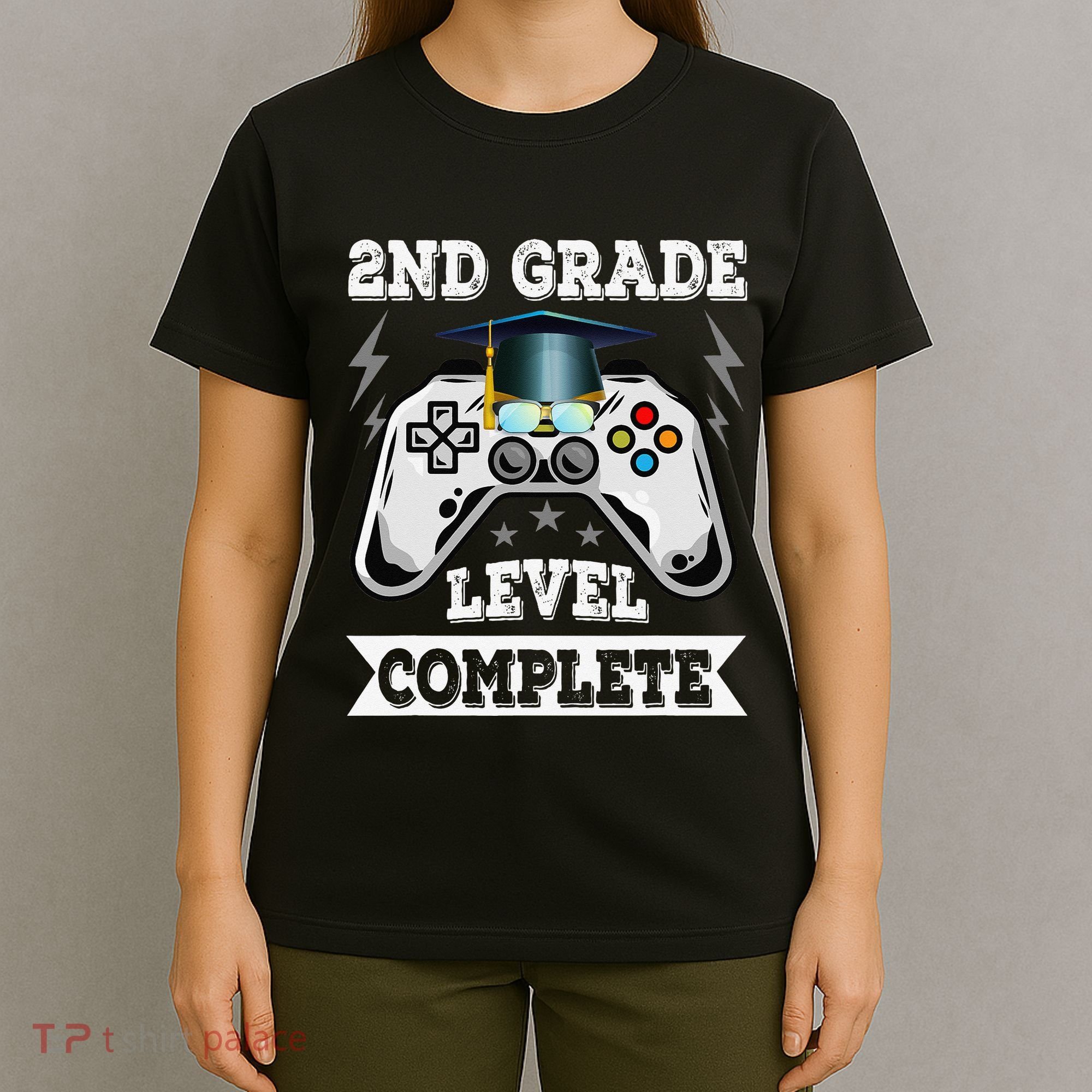 2nd Grade Level Complete Last Day Of School Graduation T-Shirt