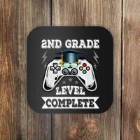 2nd Grade Level Complete Last Day Of School Graduation Coaster thumb 0