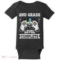 2nd Grade Level Complete Last Day Of School Graduation Baby Bodysuit thumb 0