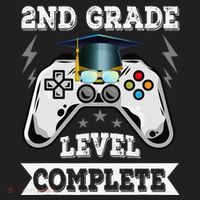 2nd Grade Level Complete Last Day Of School Graduation Hat thumb 2