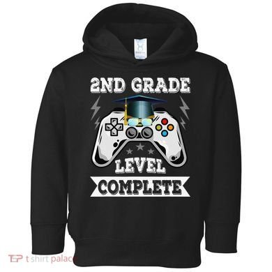 2nd Grade Level Complete Last Day Of School Graduation Toddler Hoodie