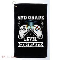 2nd Grade Level Complete Last Day Of School Graduation Golf Towel thumb 0