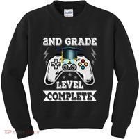 2nd Grade Level Complete Last Day Of School Graduation Kids Sweatshirt thumb 0