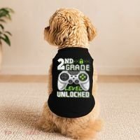 2nd Grade Level Unlocked Video Game Back To School Doggie Tank thumb 2