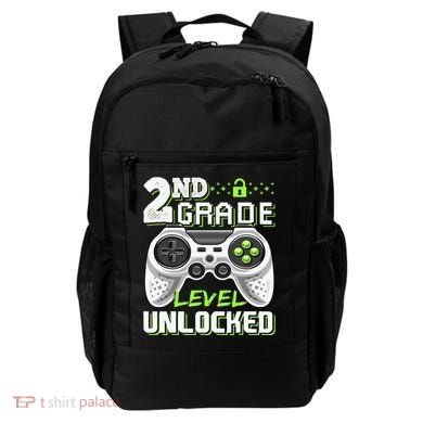 2nd Grade Level Unlocked Video Game Back To School Backpack