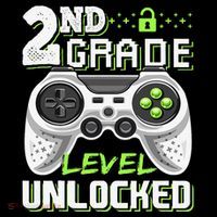 2nd Grade Level Unlocked Video Game Back To School Bucket Hat thumb 4