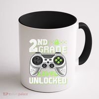 2nd Grade Level Unlocked Video Game Back To School Coffee Mug thumb 1