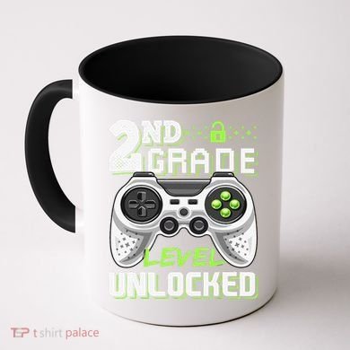 2nd Grade Level Unlocked Video Game Back To School Coffee Mug