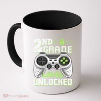 2nd Grade Level Unlocked Video Game Back To School Coffee Mug thumb 0