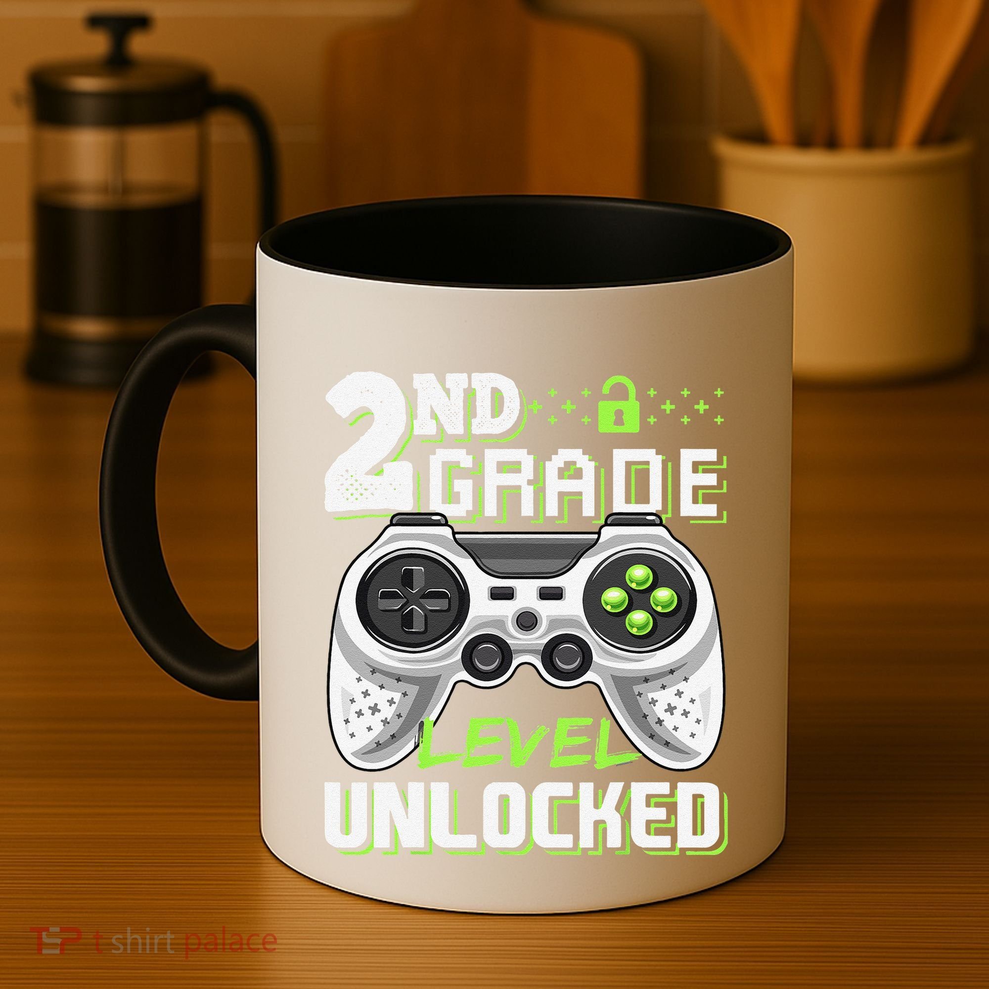 2nd Grade Level Unlocked Video Game Back To School Coffee Mug