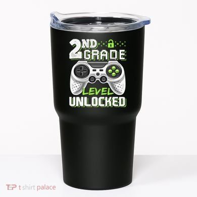 2nd Grade Level Unlocked Video Game Back To School Tumbler