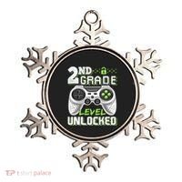 2nd Grade Level Unlocked Video Game Back To School Ornament thumb 0