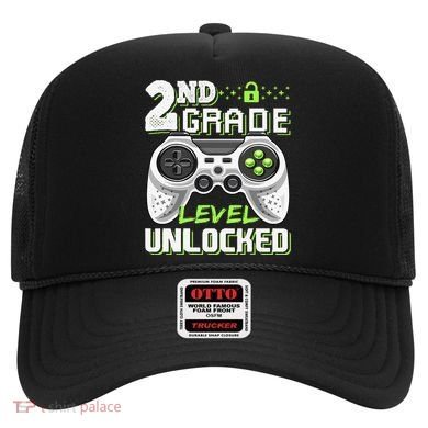 2nd Grade Level Unlocked Video Game Back To School Hat