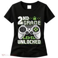 2nd Grade Level Unlocked Video Game Back To School Women's T-Shirt thumb 0