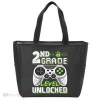 2nd Grade Level Unlocked Video Game Back To School Tote Bag thumb 0