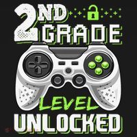 2nd Grade Level Unlocked Video Game Back To School Tote Bag thumb 4