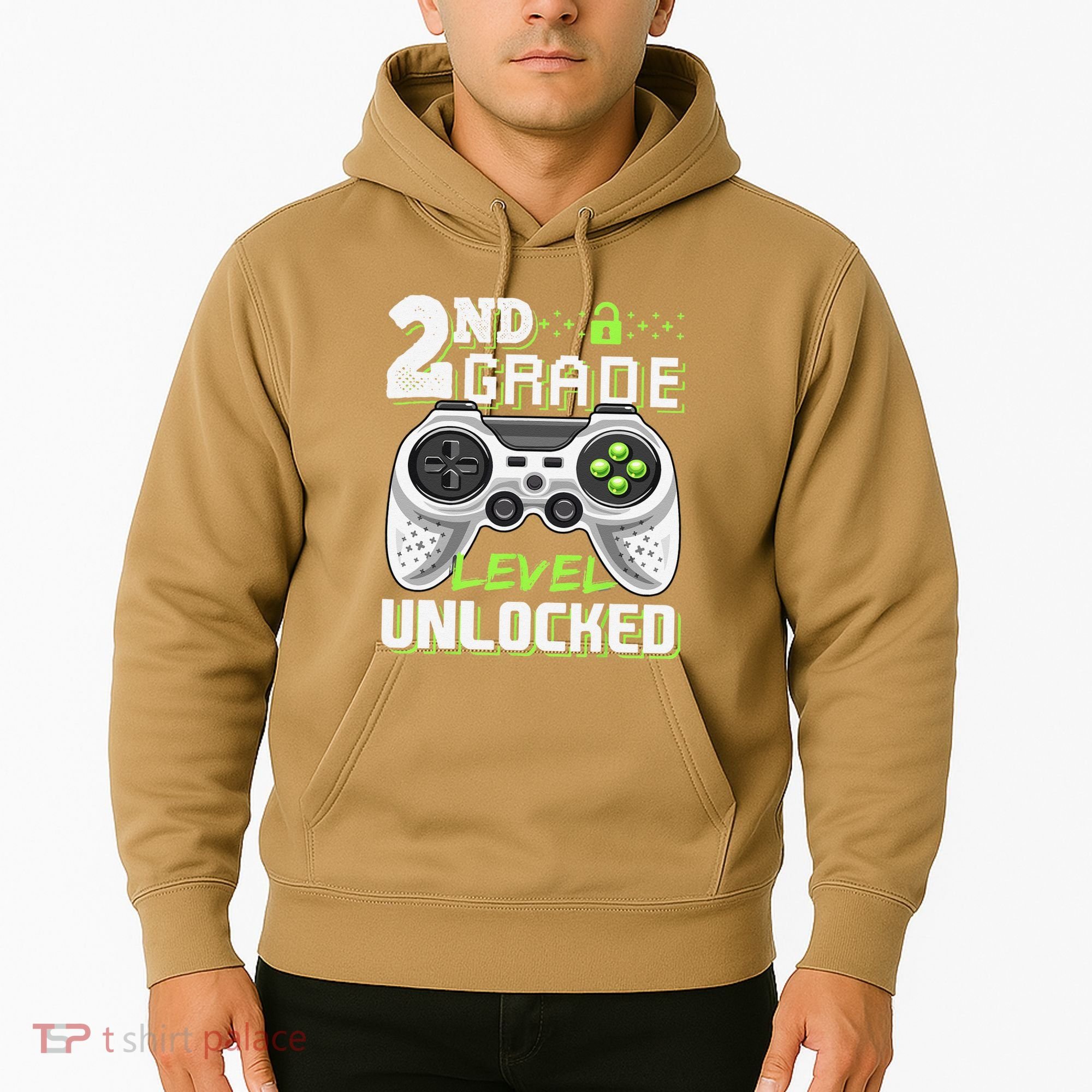 2nd Grade Level Unlocked Video Game Back To School Hoodie