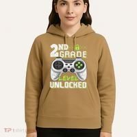 2nd Grade Level Unlocked Video Game Back To School Hoodie thumb 5