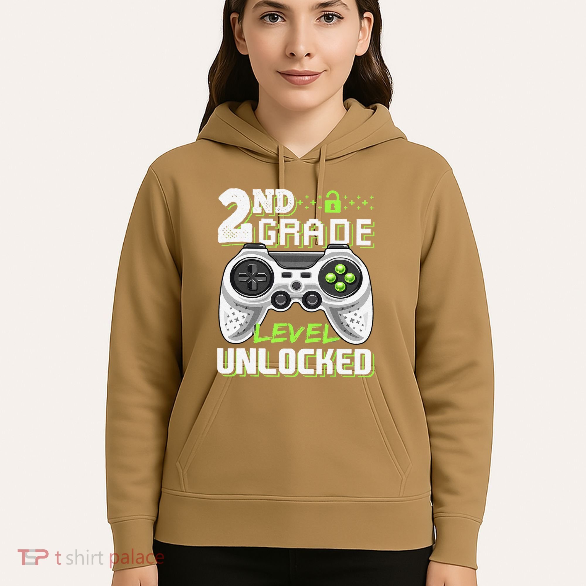 2nd Grade Level Unlocked Video Game Back To School Hoodie