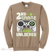 2nd Grade Level Unlocked Video Game Back To School Sweatshirt thumb 0