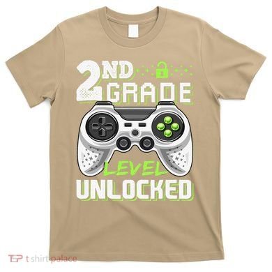 2nd Grade Level Unlocked Video Game Back To School T-Shirt