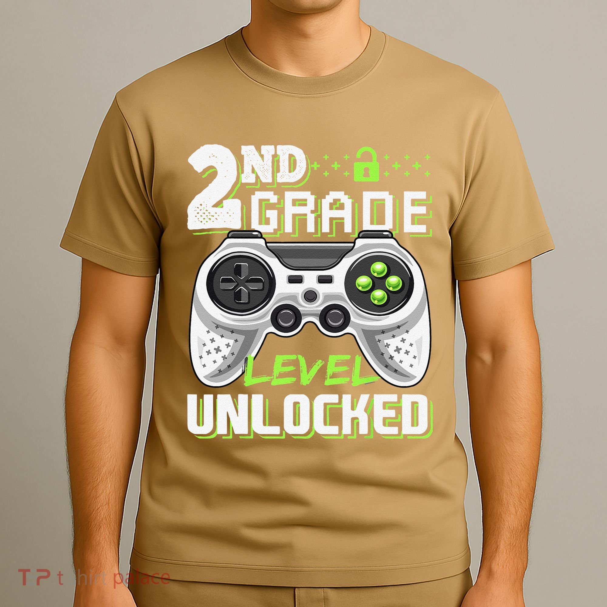 2nd Grade Level Unlocked Video Game Back To School T-Shirt