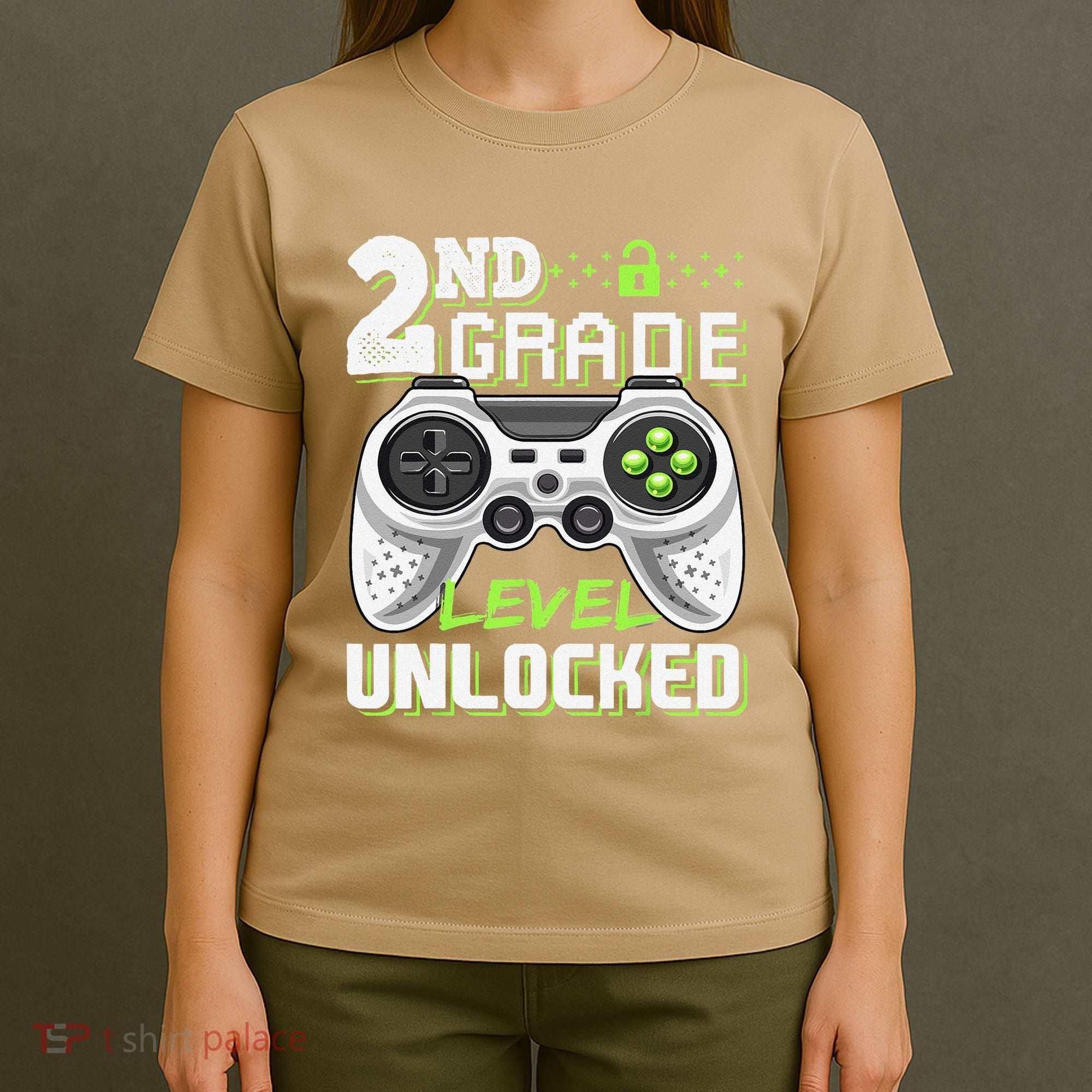 2nd Grade Level Unlocked Video Game Back To School T-Shirt
