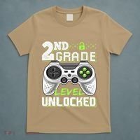 2nd Grade Level Unlocked Video Game Back To School T-Shirt thumb 5