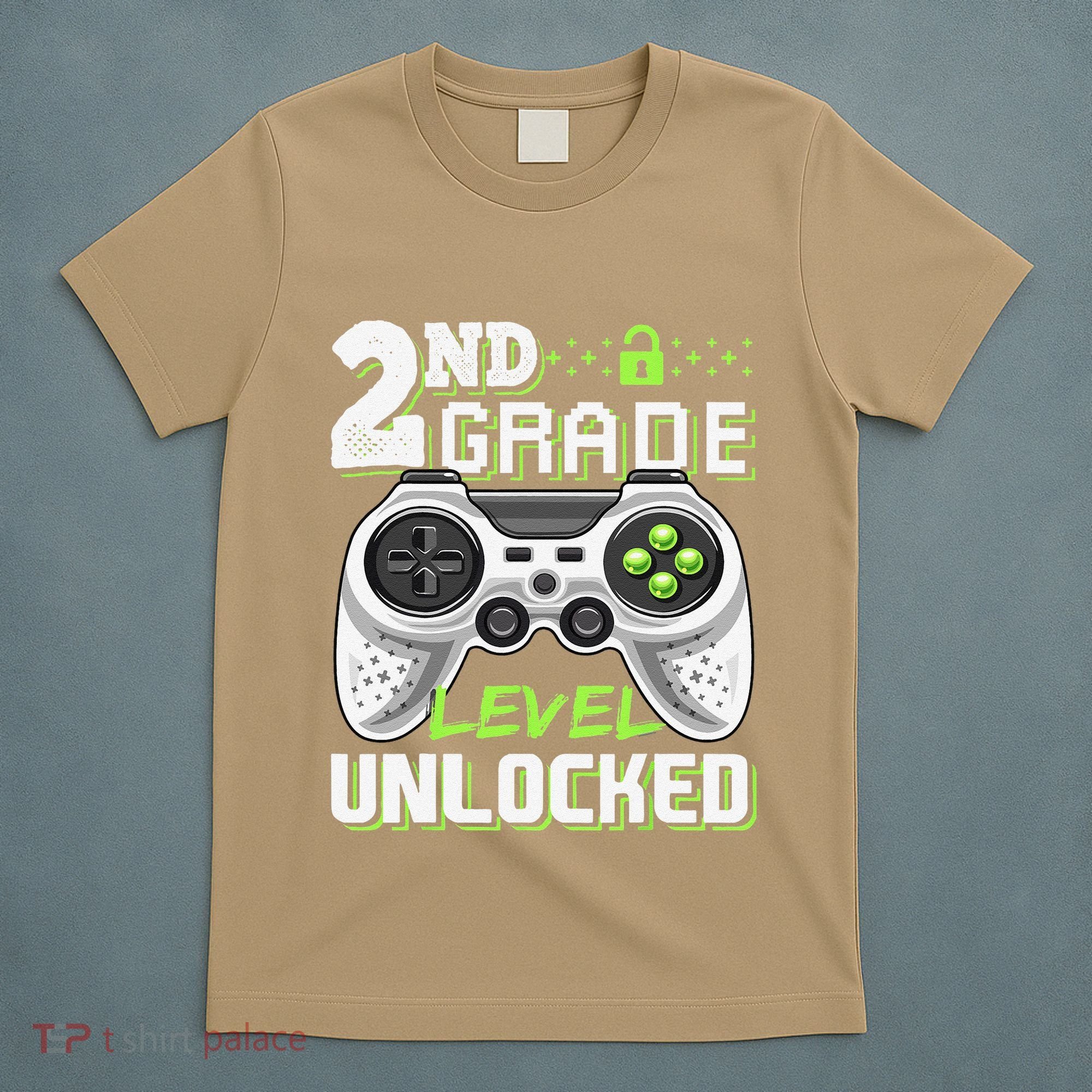2nd Grade Level Unlocked Video Game Back To School T-Shirt