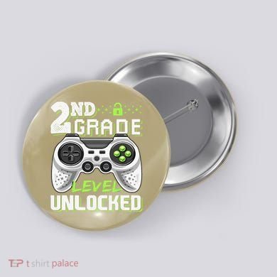 2nd Grade Level Unlocked Video Game Back To School Button