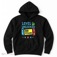 2nd Grade Level Unlocked Gamer First Day Of School Boy Hoodie thumb 0
