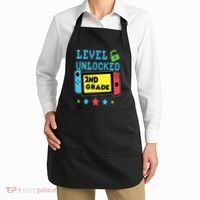 2nd Grade Level Unlocked Gamer First Day Of School Boy Apron thumb 2