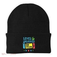 2nd Grade Level Unlocked Gamer First Day Of School Boy Beanie thumb 0