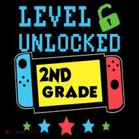 2nd Grade Level Unlocked Gamer First Day Of School Boy Pajama Set thumb 2